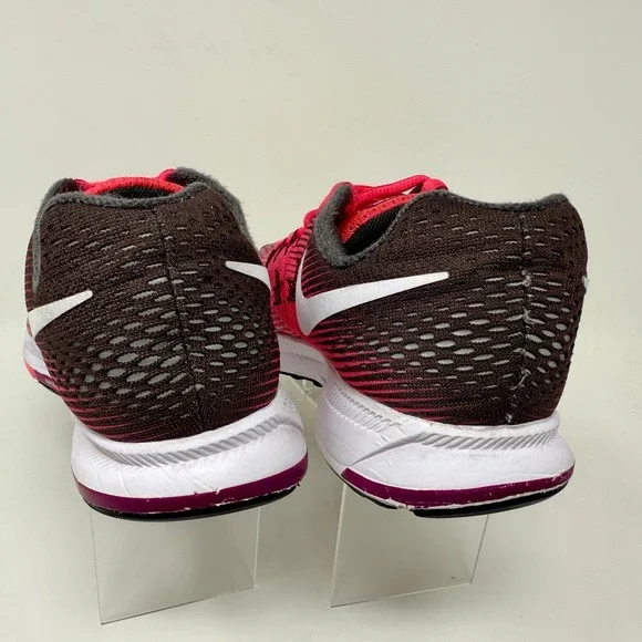 Nike Zoom Pegasus 33 Running Shoes Pink Grey Women's Size 9 - Picture 7 of 15